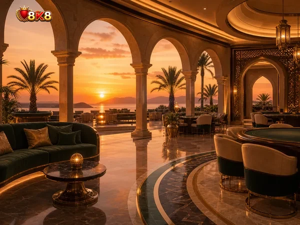 8K8 promo visual 5 featuring live casino cashback offers.